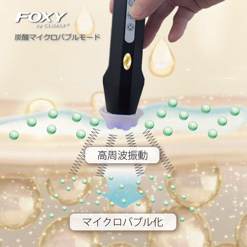 FOXY by CLIMAX®炭酸マイクロバブルモード