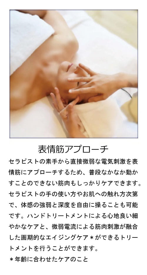表情筋アプローチ